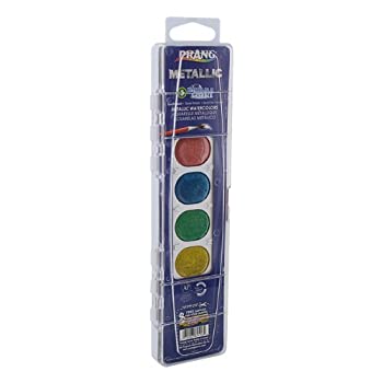 【中古】【輸入品・未使用】Metallic Washable Watercolours, 8 Assorted Colours