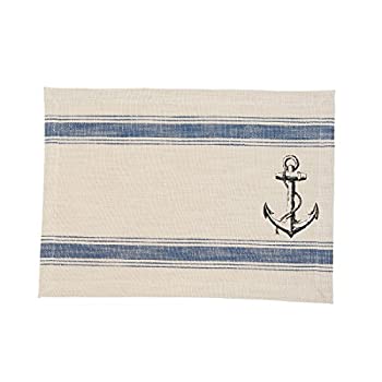 【中古】【輸入品・未使用】4個のセット、13?x 19インチ、格子プレースマット Rectangular Placemat 842621871