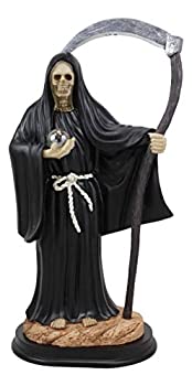 【中古】【輸入品・未使用】Ebros Gift 12.75インチ 高さ12.75インチ ブラック チュニック ローブ 像 死者の日 装飾フィギュア 邪眼からの保護のシンボル|スカイマーケットプラス