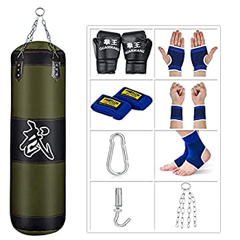 【中古】【輸入品・未使用】Sfeexun パンチングバッグ メンズ レディース キッズ インドア/ガーデン ボクシングバッグ 中綿なし ヘビーバッグセット パンチンググローブ チ｜スカイマーケットプラス