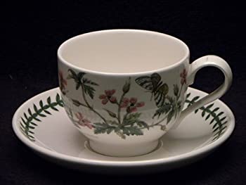 【中古】【インポート品・未当て嵌める】Portmeirion Botanic Garden Cup \u0026 Saucer過ぎ来し方薬草ロバート・