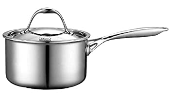 【中古】【輸入品・未使用】Cooks Standard Multi-Ply Clad Stainless-Steel 1-1/2-Quart Covered Sauce Pan by Cooks Standard
