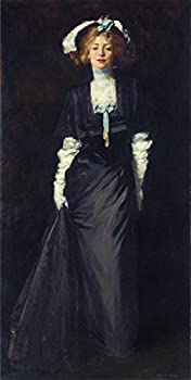 【中古】【輸入品・未使用】ジェシカ・Penn inブラックwithホワイトPlumes by Robert Henri 14\\\