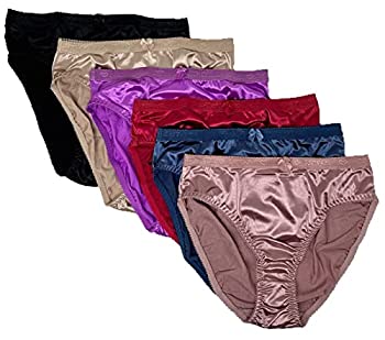 【中古】【輸入品・未使用】Peachy Panty 6パックフルカバーサテンレディースショーツ