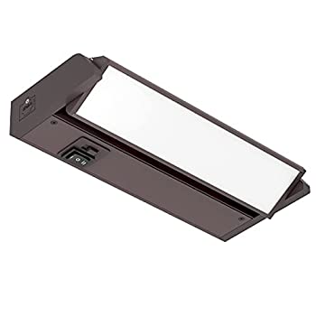 【中古】【輸入品・未使用】GetInLight 3色レベル スイベル LED キャビネット下ライト ガラスカバー 9インチ 調光可能 有線/プラグイン 温白色 (2700K) ソフトホワイト (300|スカイマーケットプラス