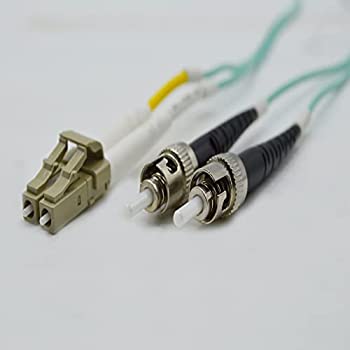 【中古】【輸入品・未使用】om4?LC STプレナムデュプレックスファイバーパッチケーブル100?g 50?/ 125マルチモード 14 Meter
