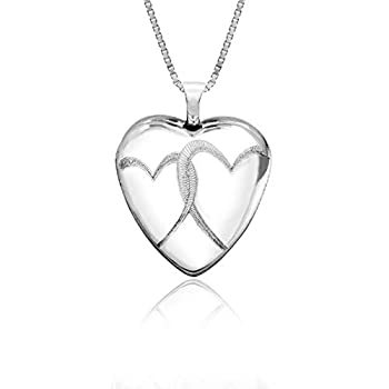 【中古】【輸入品・未使用】Honolulu Jewelry Company スターリングシルバー ハートロケットネックレスペンダント 18インチ ボックスチェーン 16,748円