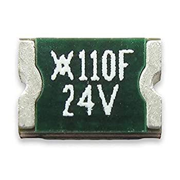 【中古】【インポート品・未当て嵌める】MINISMDC110F/24-2 PTC リセット能力のある電気ヒューズ 1.1A(ホールド) 2.2A(渡航) 24VDC 20A 0.8W 0.5s 0.06Ohm SMD はんだパッド 1812 T/R 四輪車 ( パソコン・周辺機器-その他