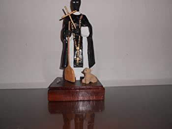 【中古】【インポート品・未当て嵌める】Saint Martin木製Statue