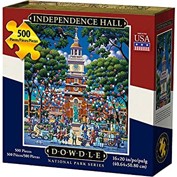 【中古】【輸入品・未使用】Dowdleフォークアート独立Hallジグソーパズル