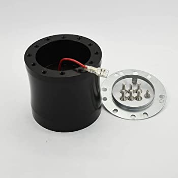 【中古】【輸入品・未使用】FlashPowerステアリングホイールアダプタ6ボルトビレットブラックforポルシェ｜スカイマーケットプラス