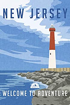【中古】【輸入品・未使用】新しいJersey Welcome to Adventureレトロ旅行アートポスター12?x 18 18x12 inches