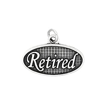 【中古】【輸入品・未使用】LGUスターリングシルバーいぶし仕上げオーバルプレートRetiredチャーム|スカイマーケットプラス