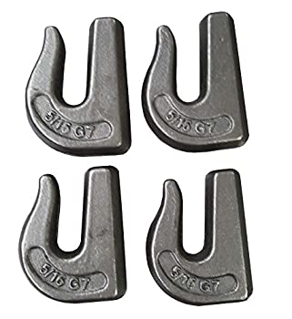 【中古】【インポート品・未当て嵌める】グローヴに(4?) 溶接チェーン店引っかかり5?/ 16?\" g70?WLL 4,700バケットトレーラーリギング0900103???4"
