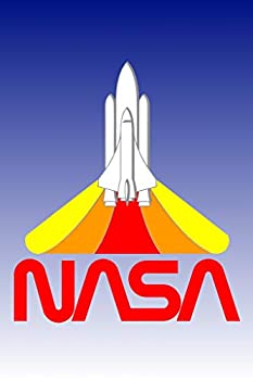 【中古】【輸入品・未使用】NASA Shuttle レトロブラストオフワームロゴ クール 壁装飾 アートプリントポスター 12x18インチ｜スカイマーケットプラス