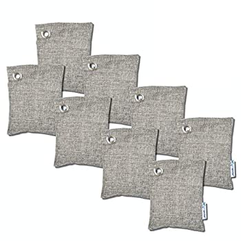 【中古】【輸入品・未使用】Guardian Technologies CB100 ピュア ガーディアン 竹炭 空気清浄バッグ 8-Pack グレー CB1008PK