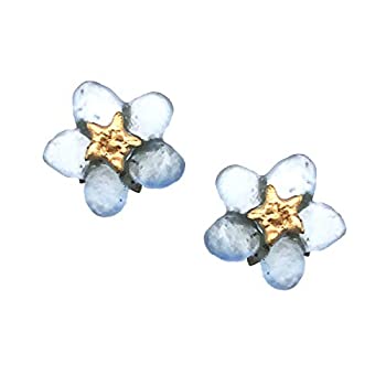 【中古】【輸入品・未使用】Forget Me Not Flower スタッドピアス #3271