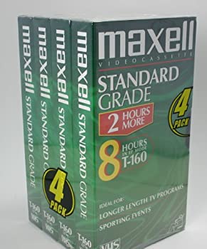 【中古】【輸入品・未使用】Maxell標準グレードT 160空白VHS録画テープ｜スカイマーケットプラス