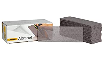 【中古】【インポート品・未当て嵌める】Mirka Abranet 9A-150-400 2-3/4 x 8in 400グリットメッシュ みがき上げる剤 ホコリが付かない サンディングボックス 50枚入 DIY・工具-その他