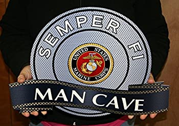 【中古】【輸入品・未使用】海兵隊Semper Fi Mancaveメタルサイン???18?\