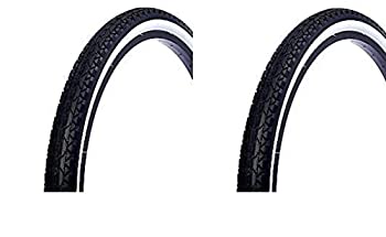 【中古】【インポート品・未当て嵌める】Vee Rubber ありの実（2）26 x 2.125ビーチクルーザーダイヤモンドパターンタイヤホワイトウォール