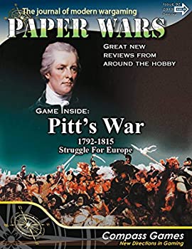 【中古】【輸入品・未使用】CPS: Paper Wars, Journal of Modern Wargaming Magaine #92, with Pitt's War, 1792-1815, Struggle for Europe, Boardgame|スカイマーケットプラス