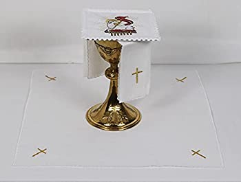 【中古】【輸入品・未使用】Church Atelier 祭壇リネンセット イースターラムと聖書デザイン (パル、浄化器、タオル、企業)
