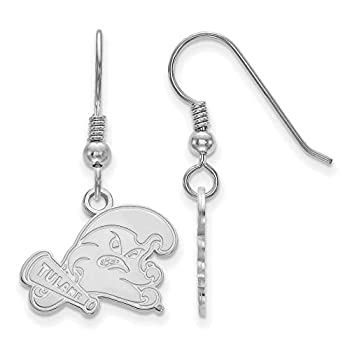 【中古】【輸入品・未使用】Tulane Small ( 1?/ 2インチ)ダングルイヤリング( Sterling Sliver )