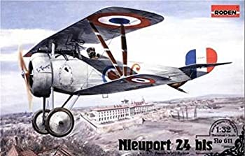 【中古】【輸入品・未使用】プラスチックモデル飛行機キットFighter複葉機ニューポート24?bis 1?/ 32?RODEN 611｜スカイマーケットプラス