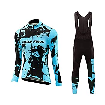 【中古】【輸入品・未使用】Uglyfrog アウトドア スポーツ レディース スリムフィット サイクリング ジャージ 長袖 自転車 自転車 MTB シャツ 春 通気性 スタイル Size Larg|スカイマーケットプラス