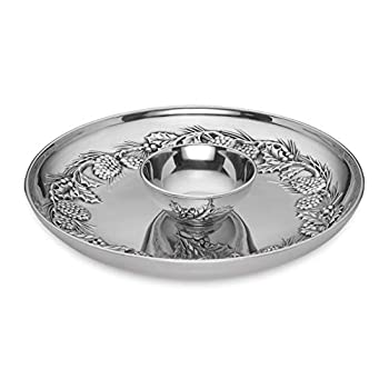 【中古】【インポート品・未当て嵌める】Lenox 885858 公休日 金属元素 松ぼくり \u0026 ヒイラギ 手当て\u0026ディップ 5.25重量ポンド 赤いこと\u0026緑であること