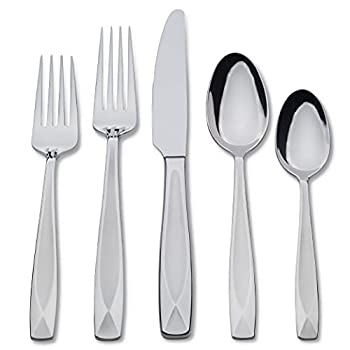 【中古】【輸入品・未使用】Chefs 18/10ステンレススチール フラットウェア20点セット 4人用 Azore Sand