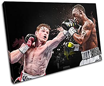 【中古】【輸入品・未使用】Bold Bloc Design - サウル・カネロ・アルバレス ボクシング スポーツ 45x30cm シングル キャンバス アート プリント ボックス フレーム 写真 壁｜スカイマーケットプラス