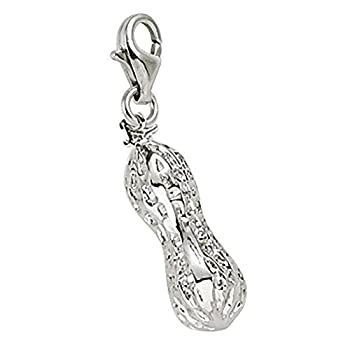 【中古】【輸入品・未使用】ピーナッツチャームwith Lobster Claw Clasp、チャームブレスレットとネックレス用