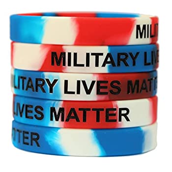 【中古】【輸入品・未使用】One Hundred Military Lives Matter リストバンド画像