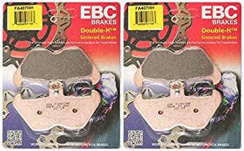【中古】【輸入品・未使用】EBC ダブルH 焼結メタルブレーキパッド FA407HH (2パック - ローター2個分)
