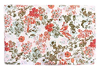 【中古】【輸入品・未使用】Sophia-Art インディアンキング/クイーンサイズ カンタキルト ボヘミアン寝具 カンタ パッチワーク カンタラリー リバーシブルブランケット/ベッ