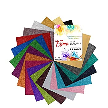 【中古】【輸入品・未使用】20枚 20色 グリッター 熱転写ビニール 12インチx10インチ Tシャツ HTVバンドルパックセット シルエットカメオとクリカットに最適 テフロン付き｜スカイマーケットプラス 26,245円