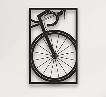 【中古】【輸入品・未使用】メタル壁アート 自転車壁アート バイクアートメタル メタル壁装飾 ホームデコレーション リビングルーム装飾 (幅11インチ x 高さ18インチ / 29x4