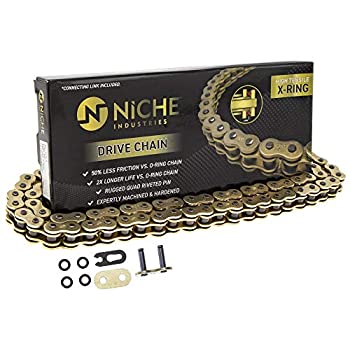 【中古】【輸入品・未使用】NICHE ドライブチェーン プレミアム ノンOリング 高張力 マスターリンク付き オートバイやATV用 520V-X 94 Links グレイ 519-CDC2549H|スカイマーケットプラス
