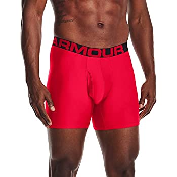【中古】【輸入品・未使用】Under Armour Men's Tech 6-inch Boxerjock 2-Pack , Red (600)/Black , 3X-Large｜スカイマーケットプラス