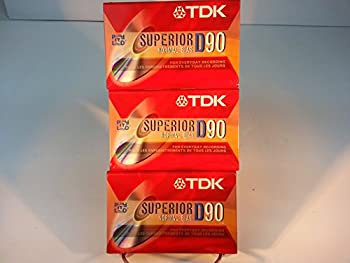 【中古】【輸入品・未使用】TDK Superior d90?3パック通常バイアスSealed。