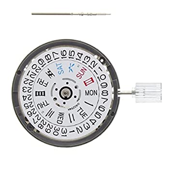 【中古】【輸入品・未使用】オリジナルセイコー(SII) NH36 NH36A 自動巻きムーブメント 曜日表示 3 ホワイト 日付 その他-バッグ・小物・ブランド雑貨
