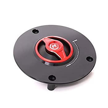 【中古】【輸入品・未使用】REVO CNC クイックリリースガス燃料キャップ スズキ SV650 04-12 SV1000 04-07 GSX-R 1000 03-19 GSX-R 600 750 04-17 Gixxer 250用 レッド FCVS|スカイマーケットプラス