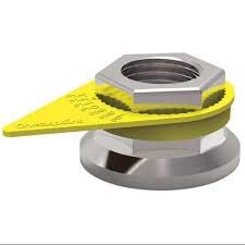 【中古】【輸入品・未使用】High Heat Loose Wheel Nut Indicator, 33mm, Orange - QTY 100 (Yellow)