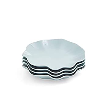 【中古】【輸入品・未使用】Portmeirion Sophie Conran Floret サラダプレート 4枚セット (ロビンズエッグ)