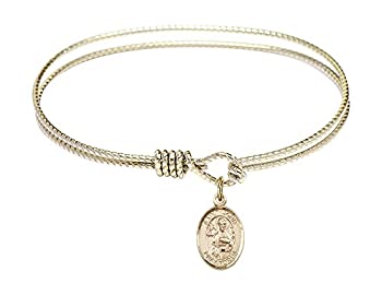 【中古】【輸入品・未使用】楕円形EyeフックバングルブレスレットW /セント・ジョンThe Apostle In金張り 34,724円