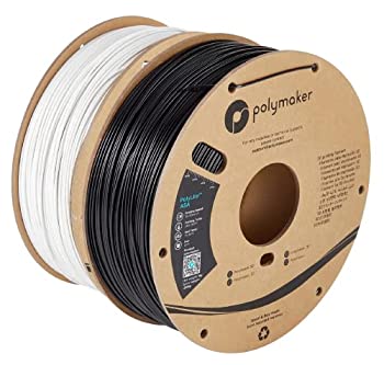 【中古】【輸入品・未使用】Polymaker ASA フィラメントバンドル 1.75mm 2x1kg 耐熱耐候性 ASA 1.75 段ボールスプール ポリライト ASA 3Dプリンターフィラメント ブラック&｜スカイマーケットプラス