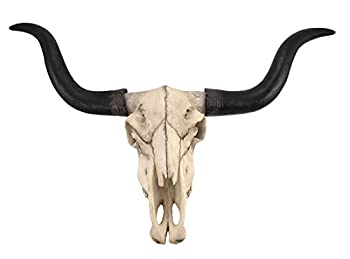 【中古】【輸入品・未使用】THE BEAST TEXAS LONGHORN SKULL WALL HANGER MOUNTED