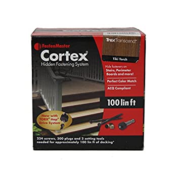 【中古】【輸入品・未使用】FastenMaster Cortex???Decks非表示ファスナーのTrex Transcend Tiki Torch 100?lin. Ft｜スカイマーケットプラス